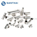 3A,DIN,SMS welded clamped threaded Food grade stainless steel pipe fitting sanitary tee